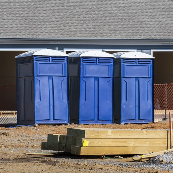 is there a specific order in which to place multiple portable restrooms in Shields